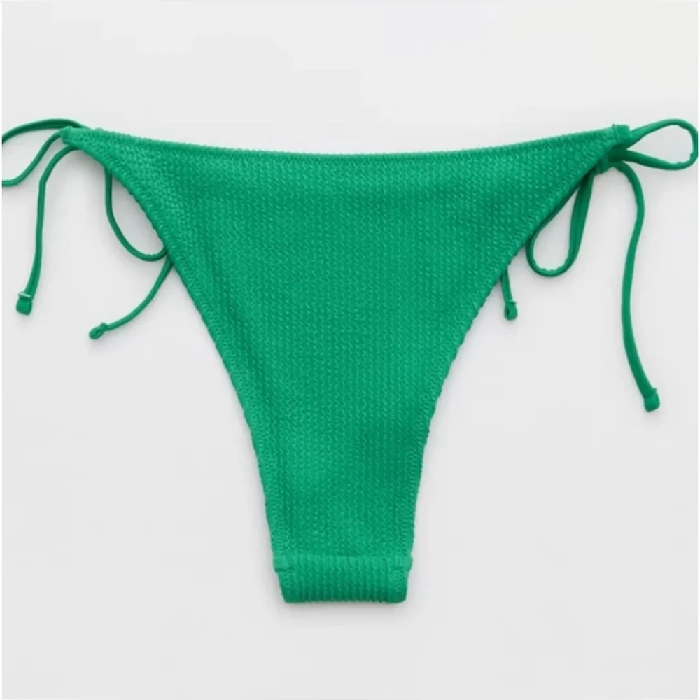NWT Aerie Crinkle Cheekiest Tie Bottoms